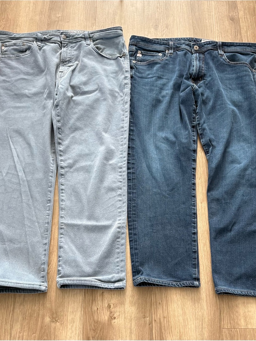 AG Mens Jeans Lot of 2 Size 36x27 Blue & Grey Slim Stretch 